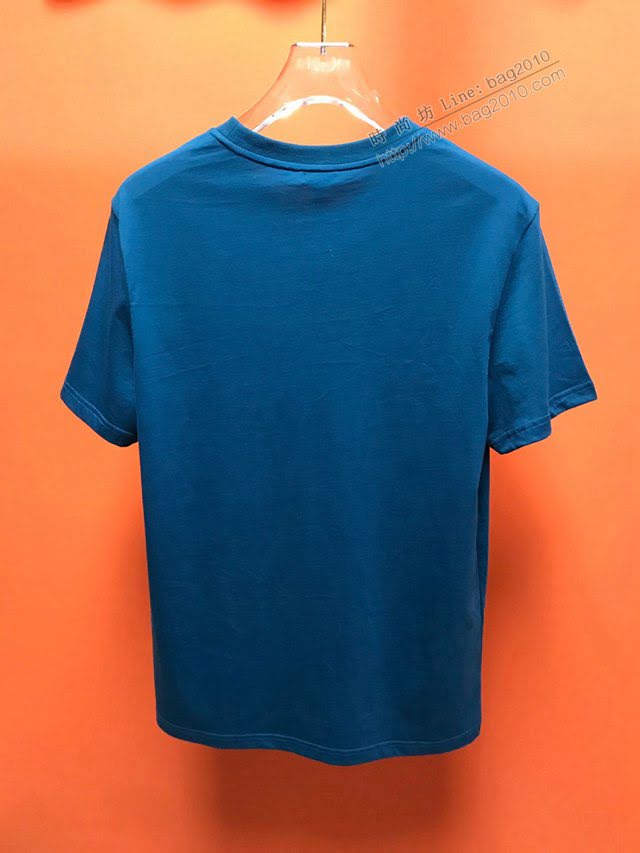 kenzo夏裝短袖 頂級品質 kenzo 2020新款藍色男T恤  tzy2421
